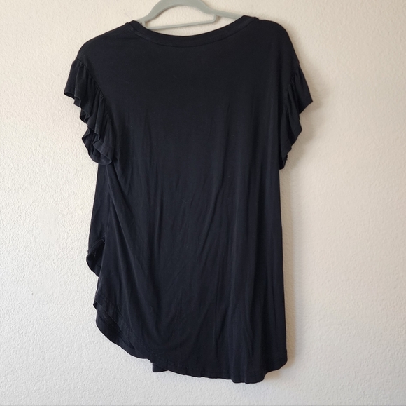 Latched Mama Black Layered Nursing Top S - Picture 3 of 4